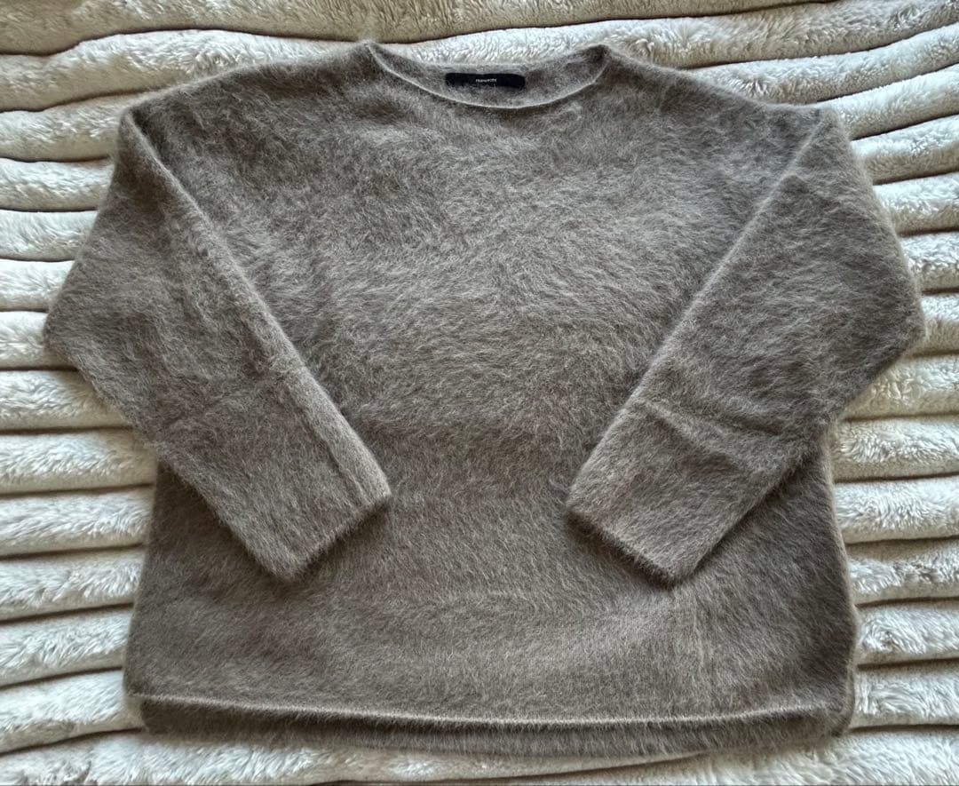 大人気★FRAMeWORK FOX/CASHMERE ボートネックプルオーバー