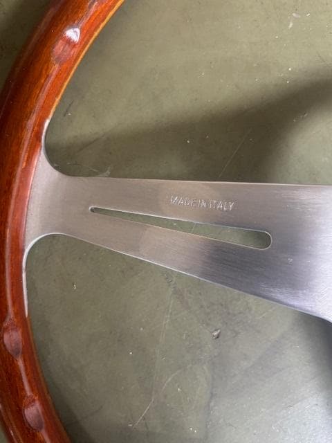 NARDI ウッドステアリング 直径37cm