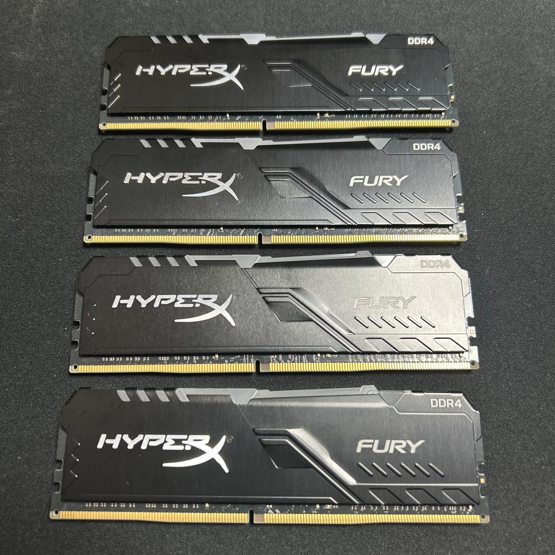 Naka　HyperX Fury DDR4 16GB×4枚セット