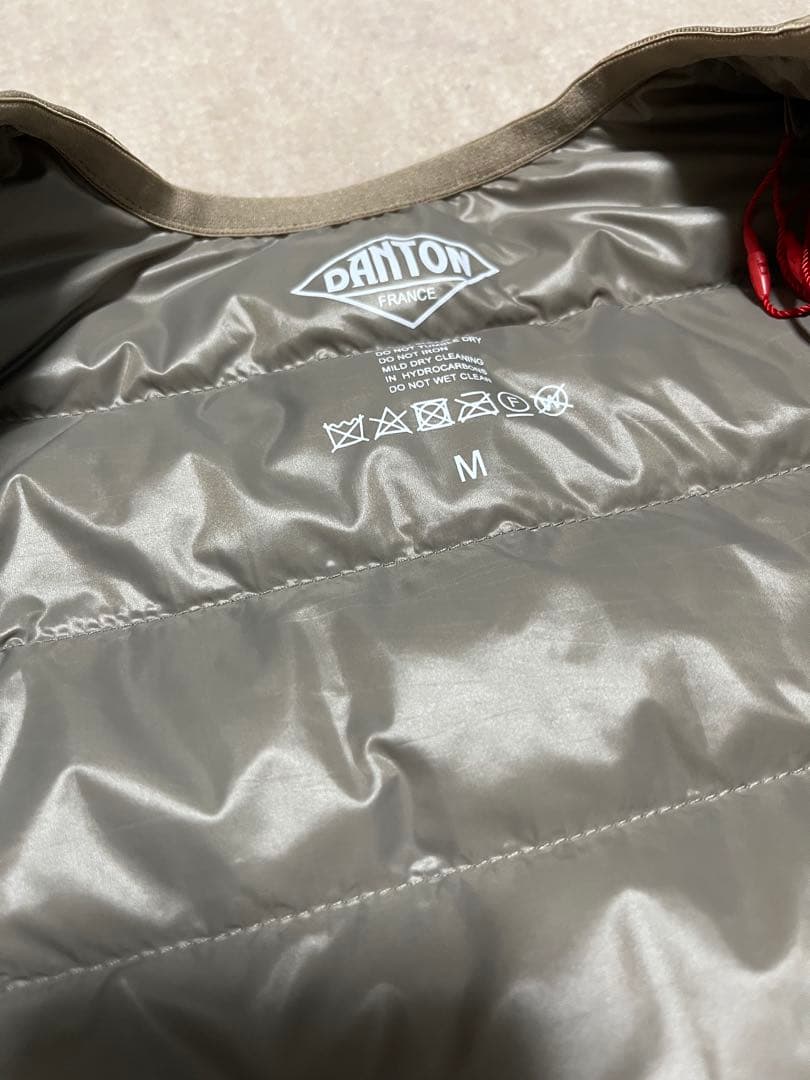 ダントン インナーダウン M サンドベージュ