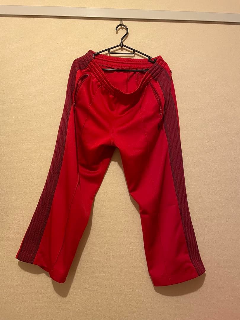 needles ストレートトラックパンツ　赤　M