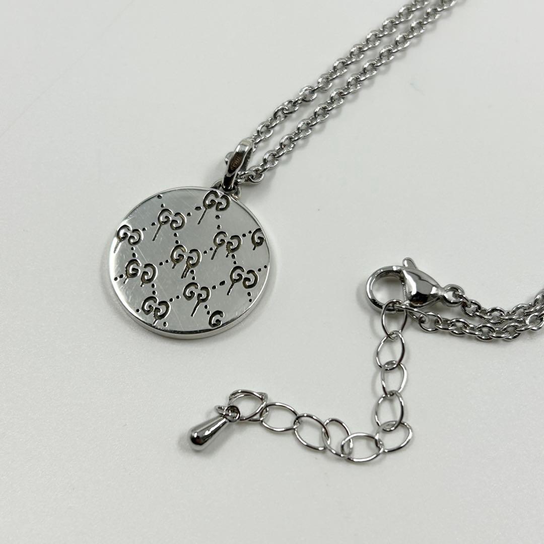 美品✨　グッチ　ネックレス　REAL　ゴースト　GG シルバー　Ag 925