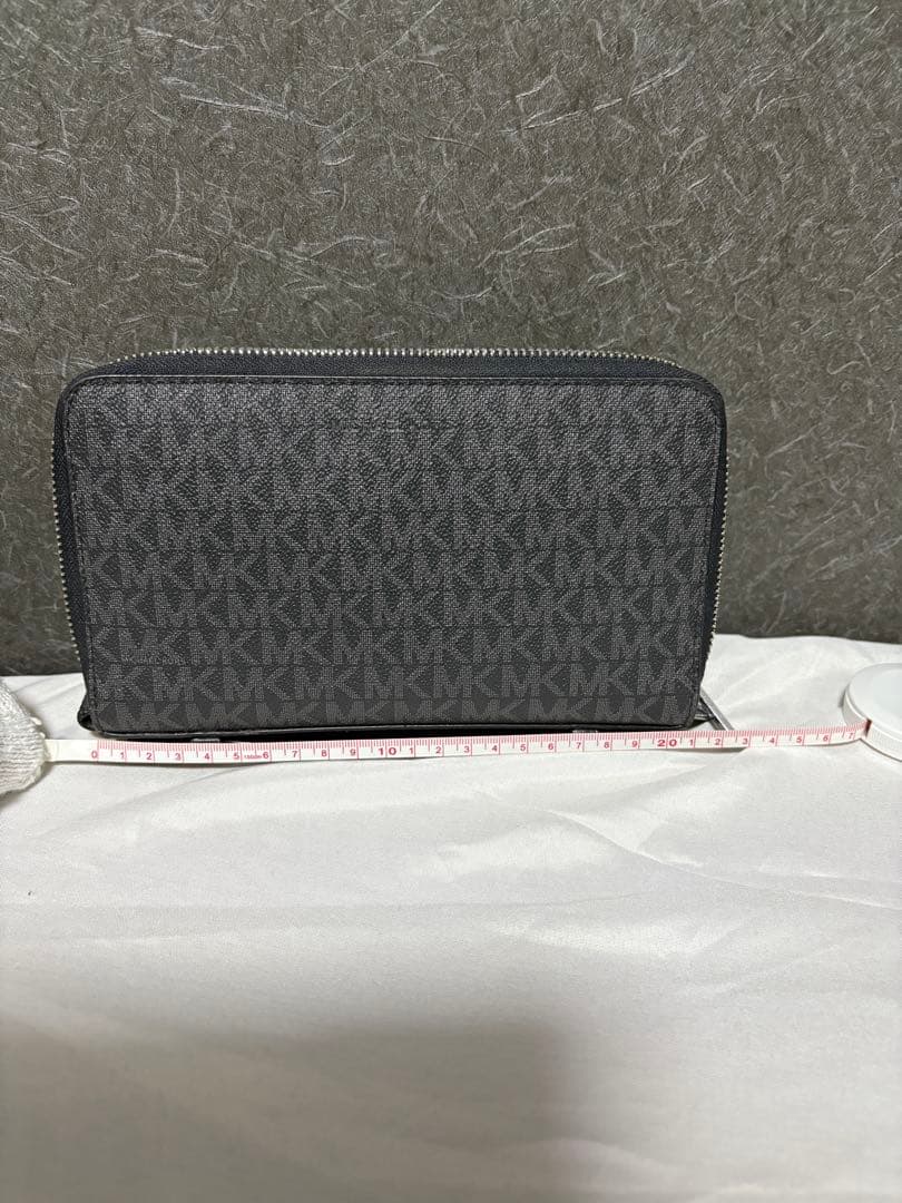 最終値下げ⭐︎マイケルコース　オーガナイザーMK総柄　レザー財布　ウォレットバッグ