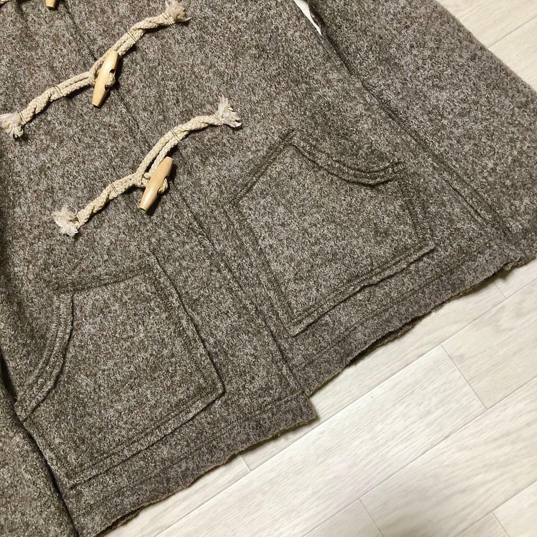 tricot COMMEdesGARCONS ダッフルコート　縮絨ウール　モカ