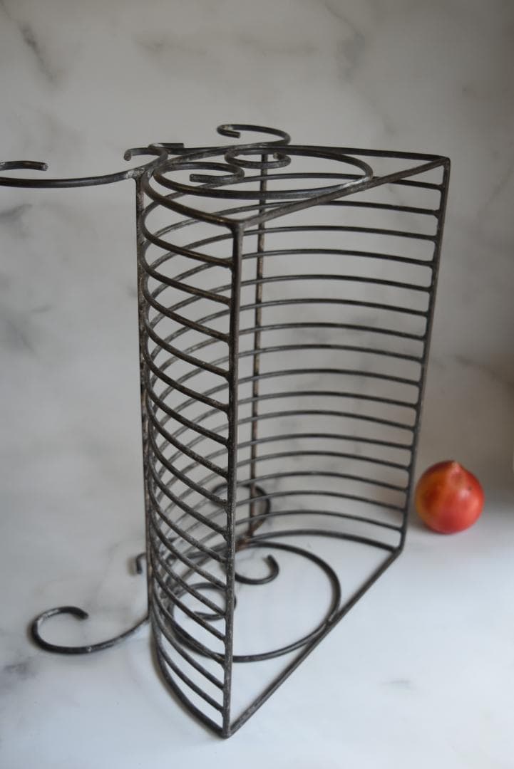 フランスアンティーク　アイアン　ディシュラック　美品　鉄　古道具