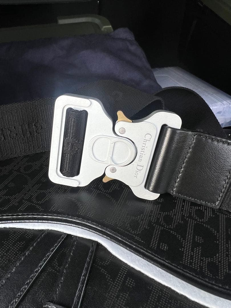 【エアロ】DIOR サドルバッグ　ギャラクシーレザー　美品