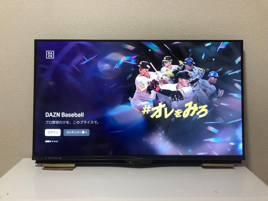 シャープ 40V型 4K液晶テレビ AQUOS 4T-C40AJ1 動画アプリ