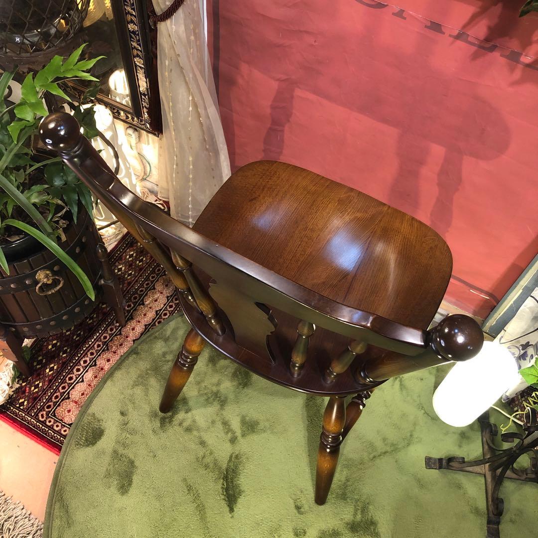 あっちゃん55 キツツキマーク　ヴィンテージ ウィングバックたチェア