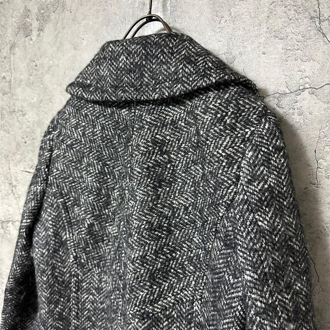 【超人気◎】Aquascutum　ダブルチェスターコート　アルパカ混　美品◎