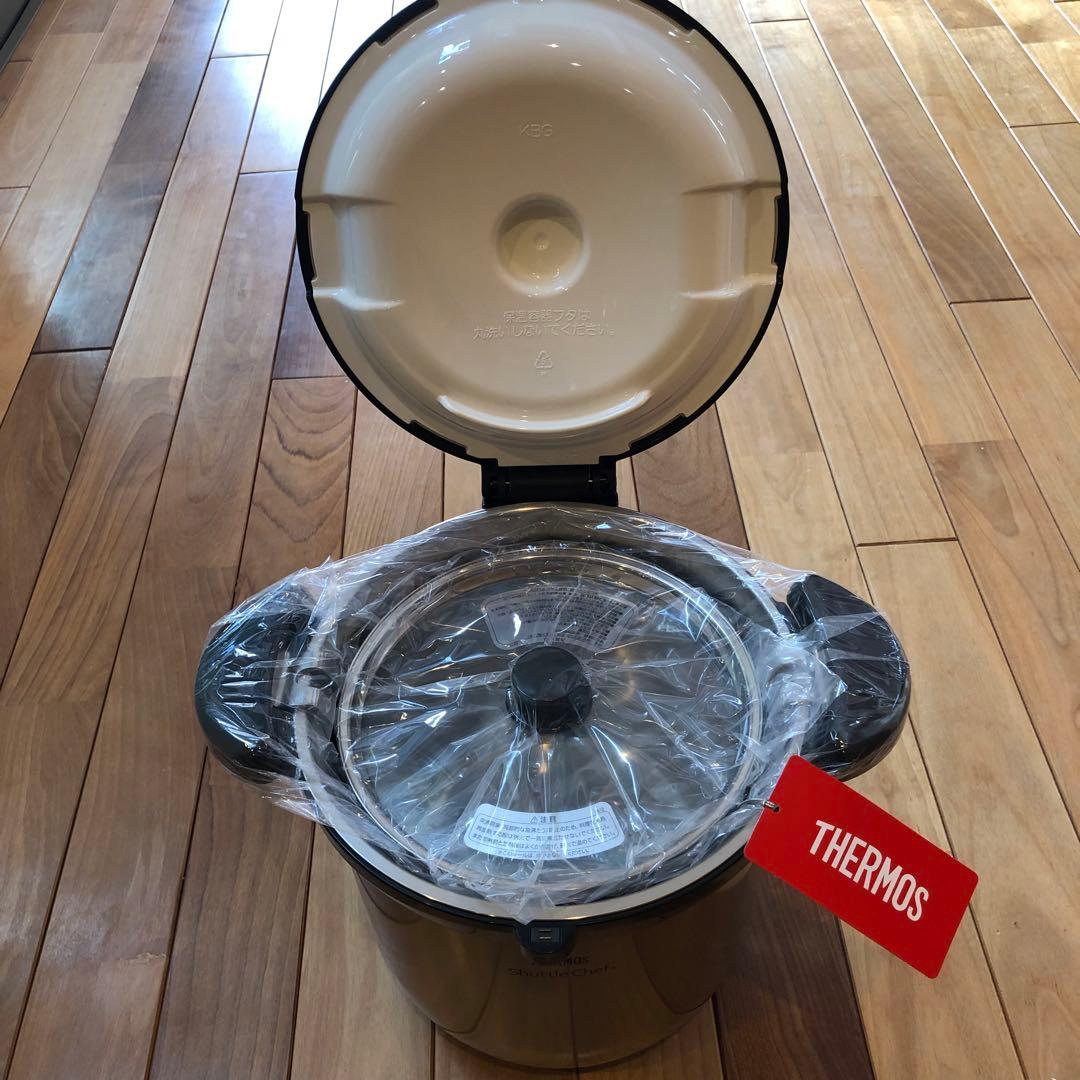 【新品未使用】サーモス真空保温調理器シャトルシェフ4.5L KBG-4500