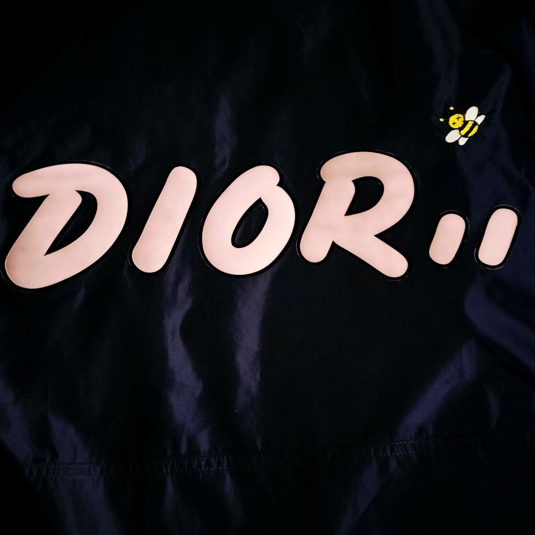 ディオール カウズ 19AW BEE ナイロン ジップパーカー ブルゾン XL