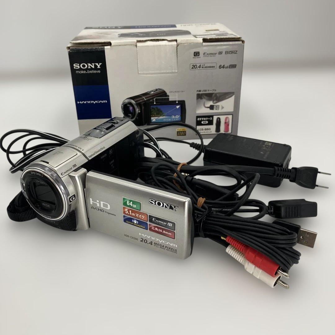 美品　動作確認済SONY HDR-CX590V