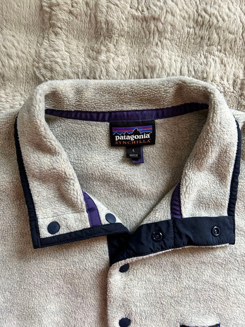 Patagonia スナップT オートミール L