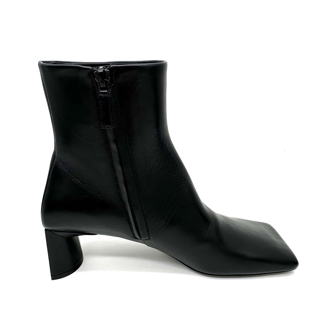 〈新品〉BALENCIAGA【22】スクエアトゥ サイドジップ ショートブーツ
