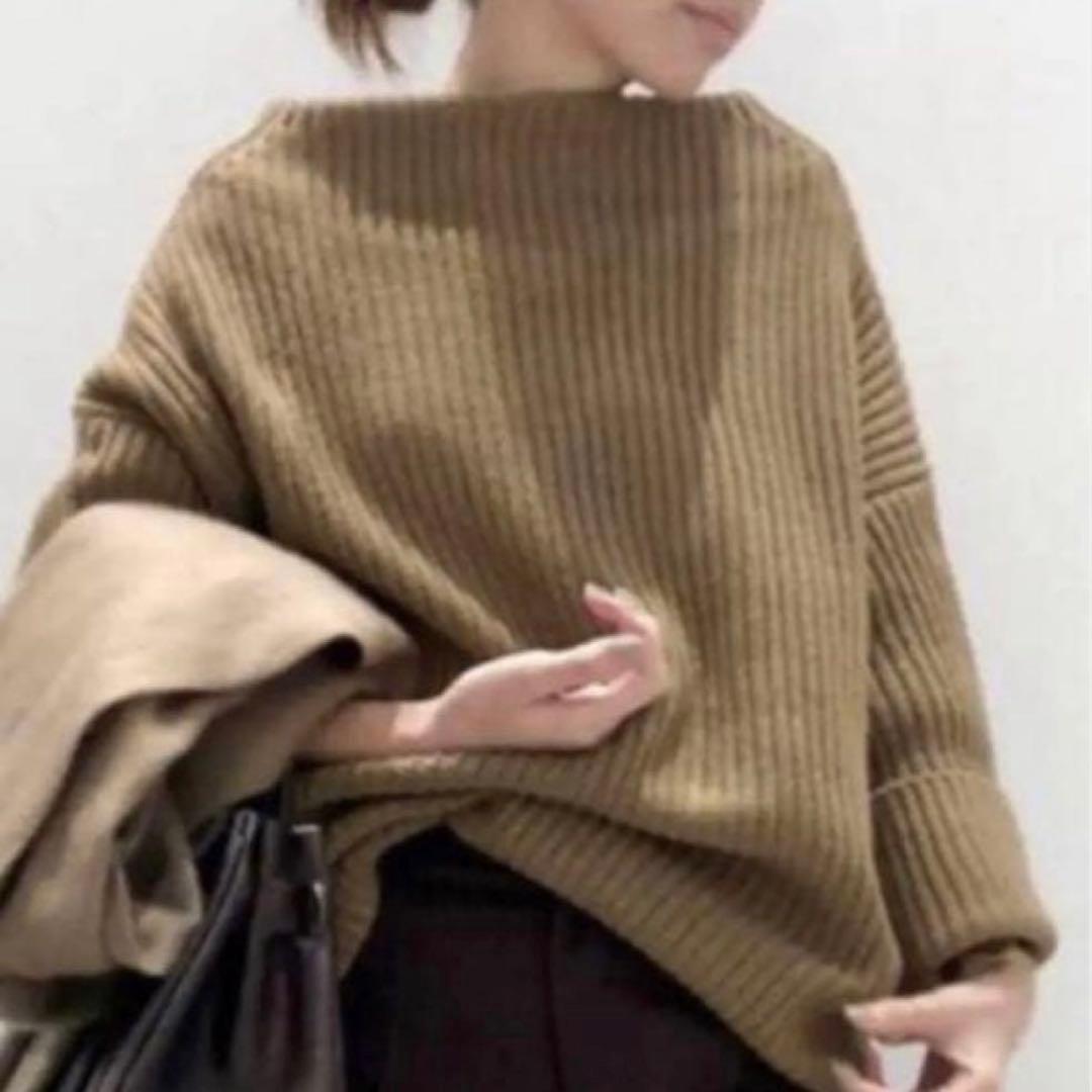 美品 アパルトモン ドゥーズィエムクラス ボートネック アゼニット カシミヤ