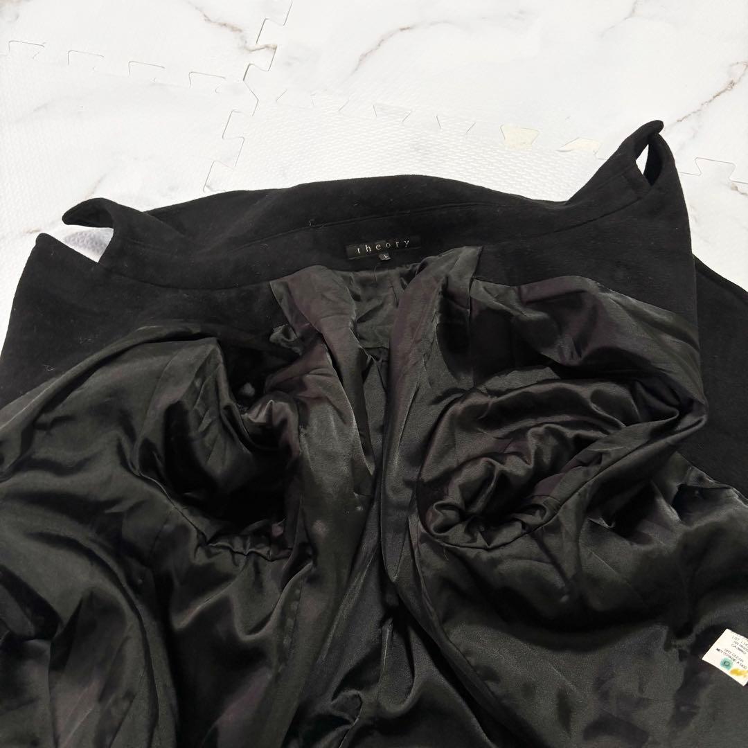 ✨大人気✨セオリー　超ロングコート　黒L