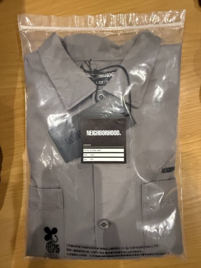 トップス NEIGHBORHOOD CLASSIC WORK SHIRT LS GRAY