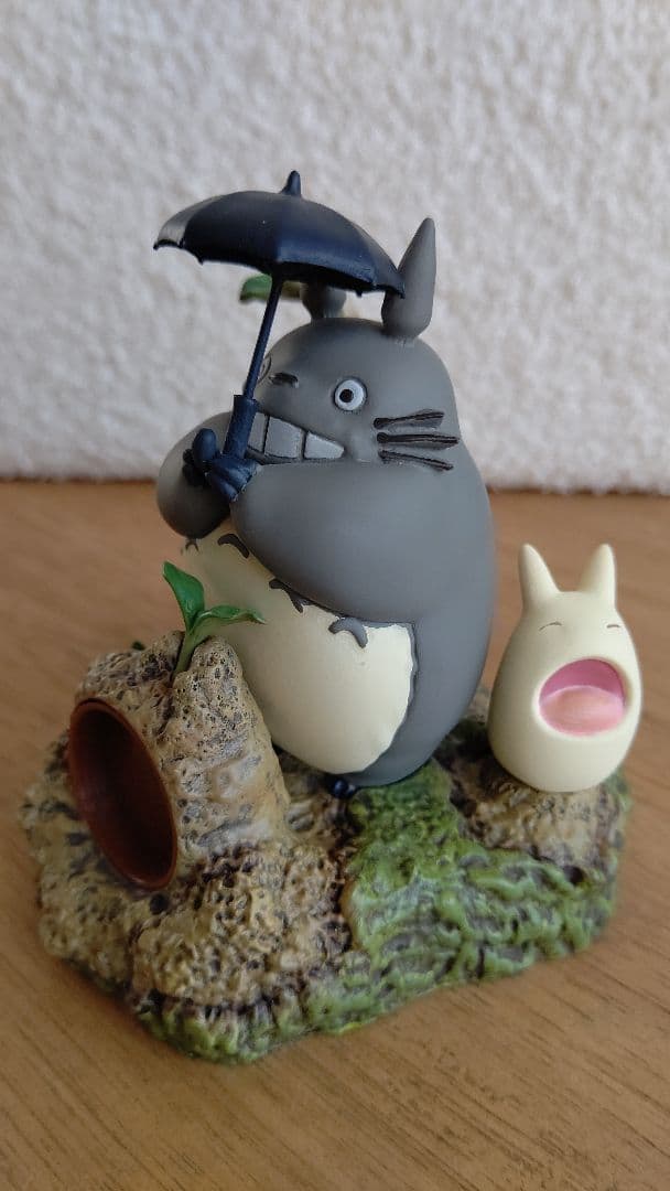 【ジブリ】トトロ　ミニ置時計　どんどこおどり