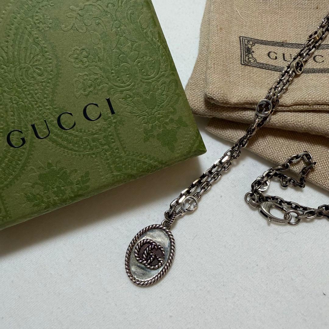 グッチ シルバーネックレス