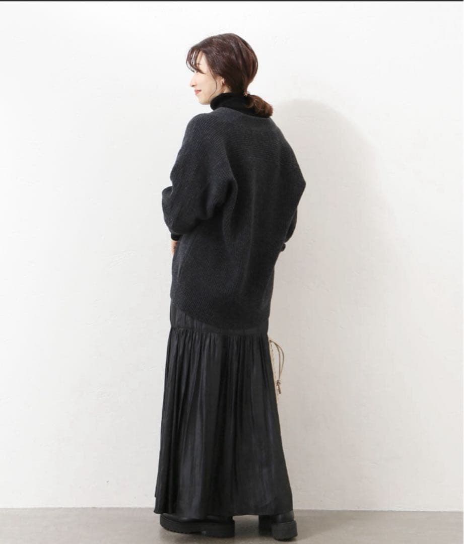 極美品ジャーナルスタンダード カーディガン　1.54万　ゆったり赤ウール100%