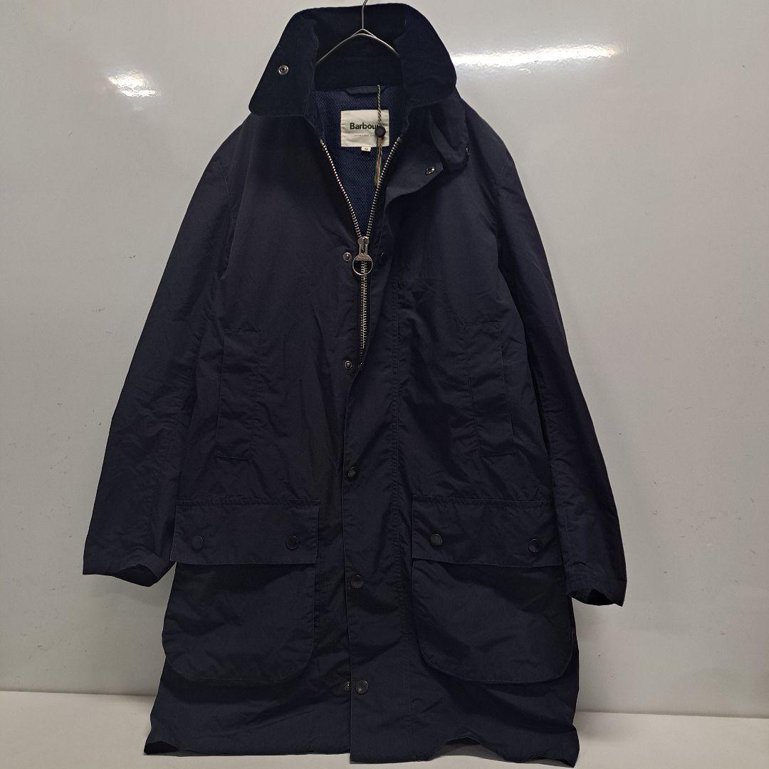 Barbour バブアーコート ジャケット ネイビー M ダブルジップ 4ポケ