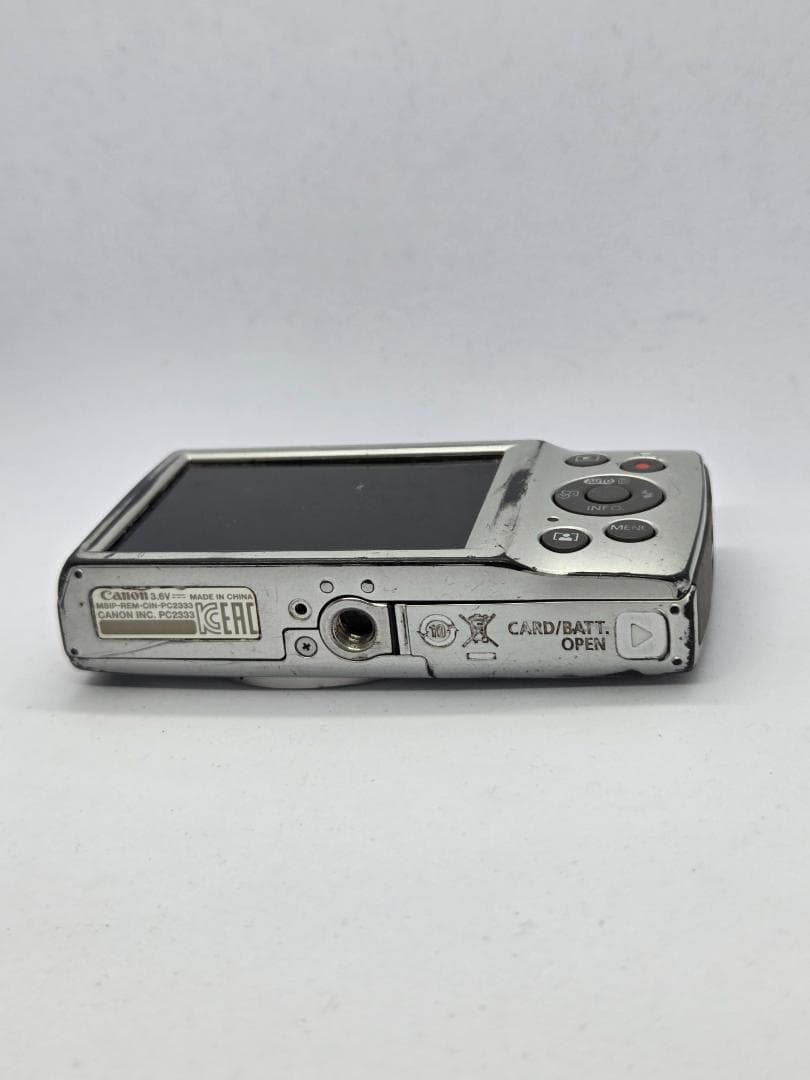 【ジャンク】キャノン Canon IXY 200 シルバー デジタルカメラ