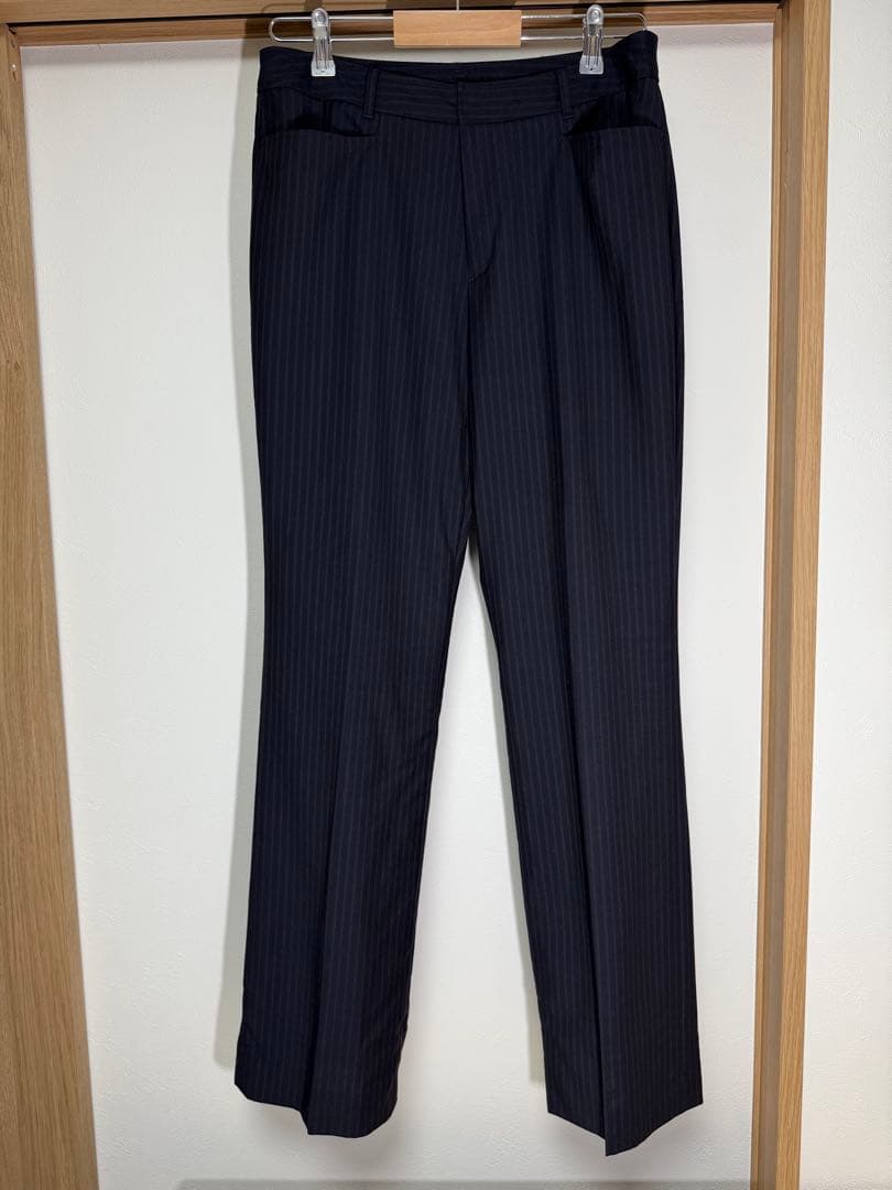 美品 ニューヨーカー パンツ スーツセットアップ ネイビー 13AR XL