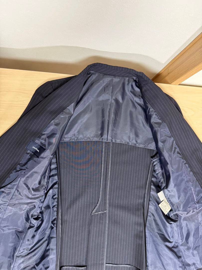 美品 ニューヨーカー パンツ スーツセットアップ ネイビー 13AR XL
