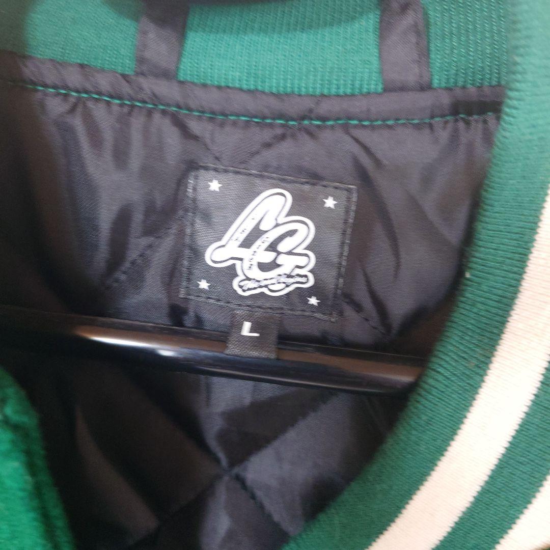 LiSA Goner スタジャン グリーン/ホワイト