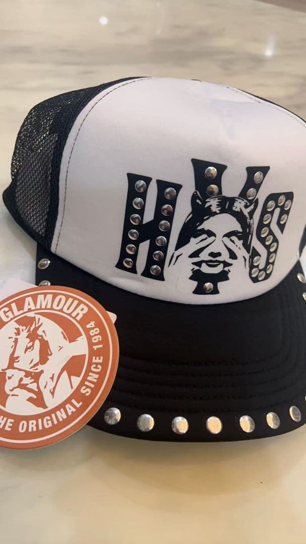 【未使用】ヒステリックグラマー　スタッズメッシュキャップ 0077