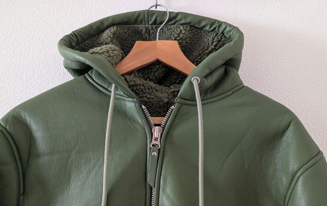 ジャケット・アウター STUSSY WORK JACKET SHEARLING GREEN S