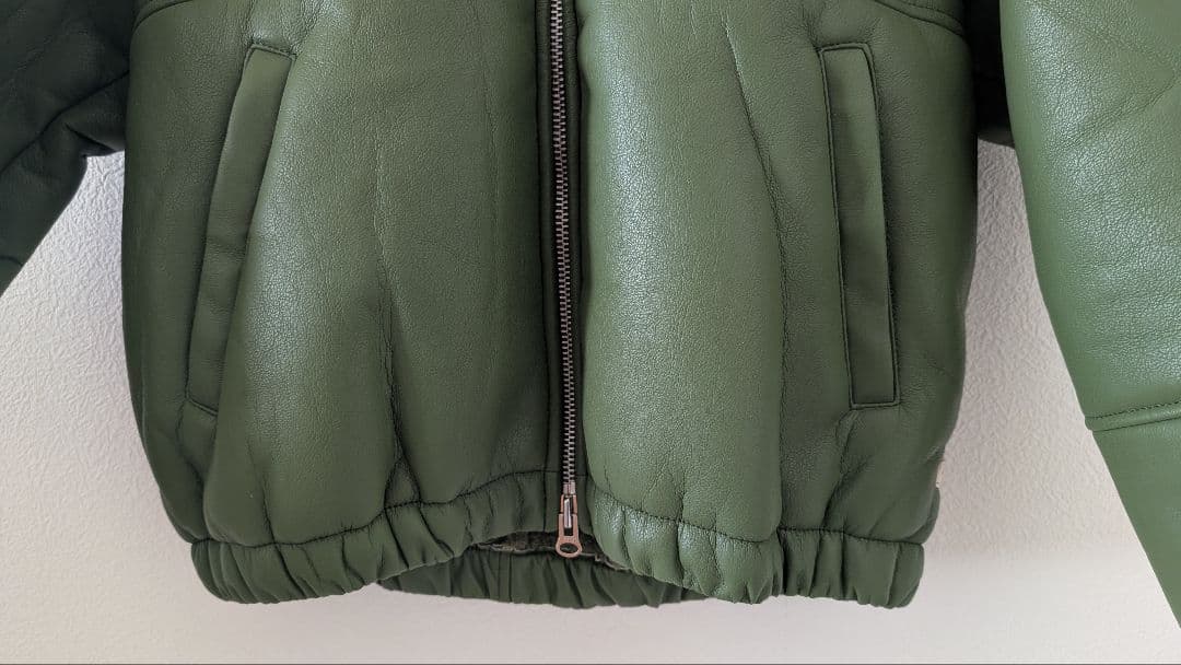 ジャケット・アウター STUSSY WORK JACKET SHEARLING GREEN S