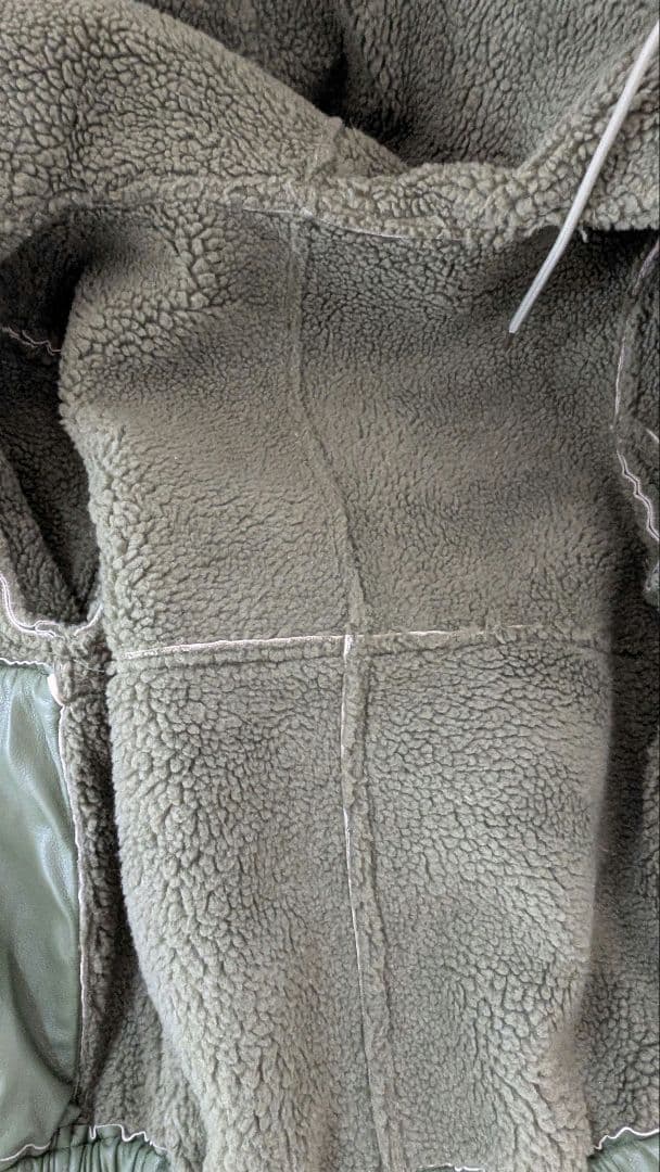 ジャケット・アウター STUSSY WORK JACKET SHEARLING GREEN S