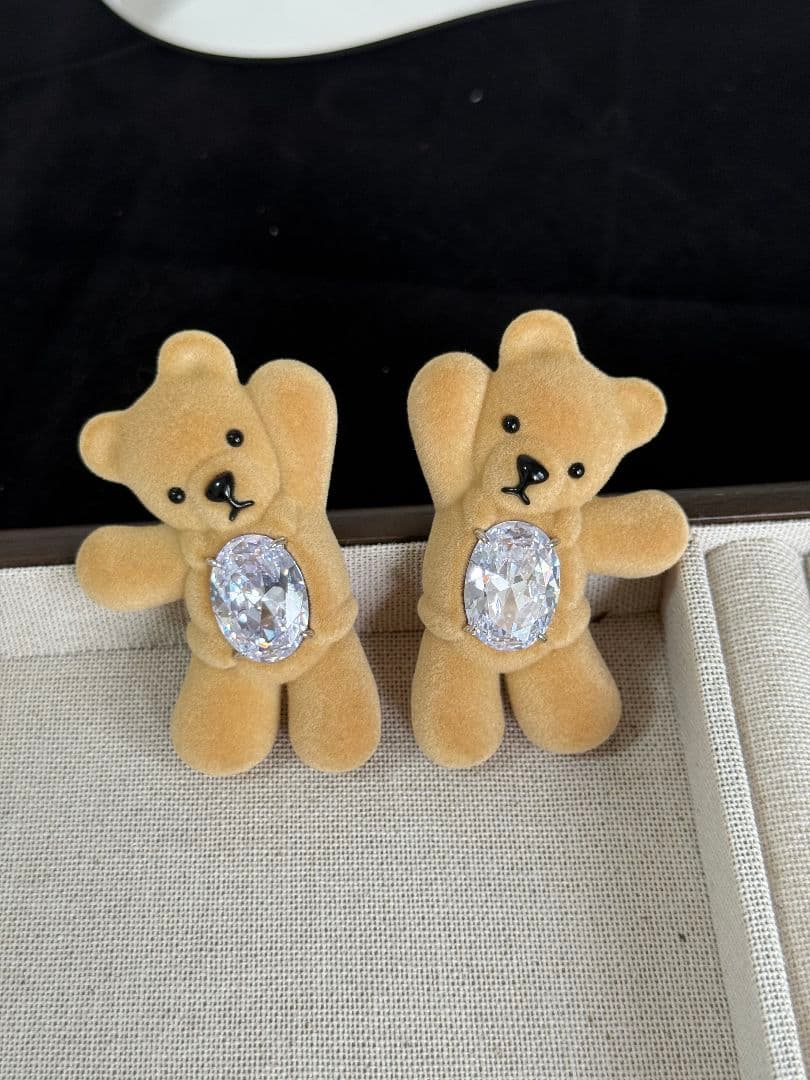 YVMIN クマ ヘアピン ヘアクリップ セット ペア