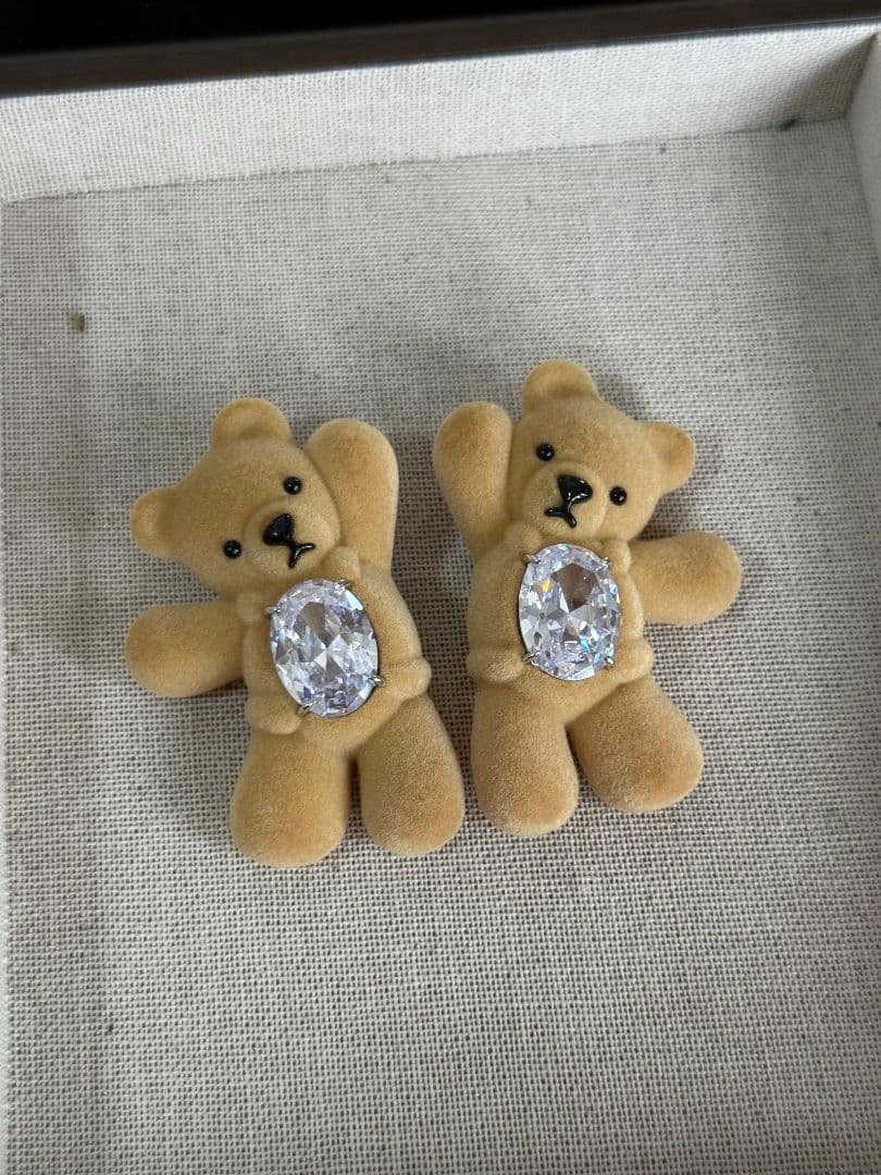 YVMIN クマ ヘアピン ヘアクリップ セット ペア