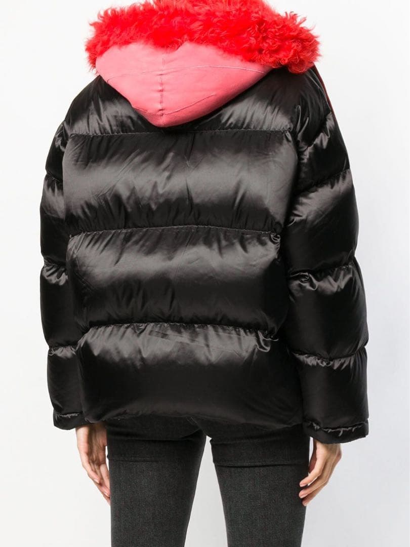 1/18迄セールYVES SALOMON/イヴ サロモンファー付きダウン新品同様