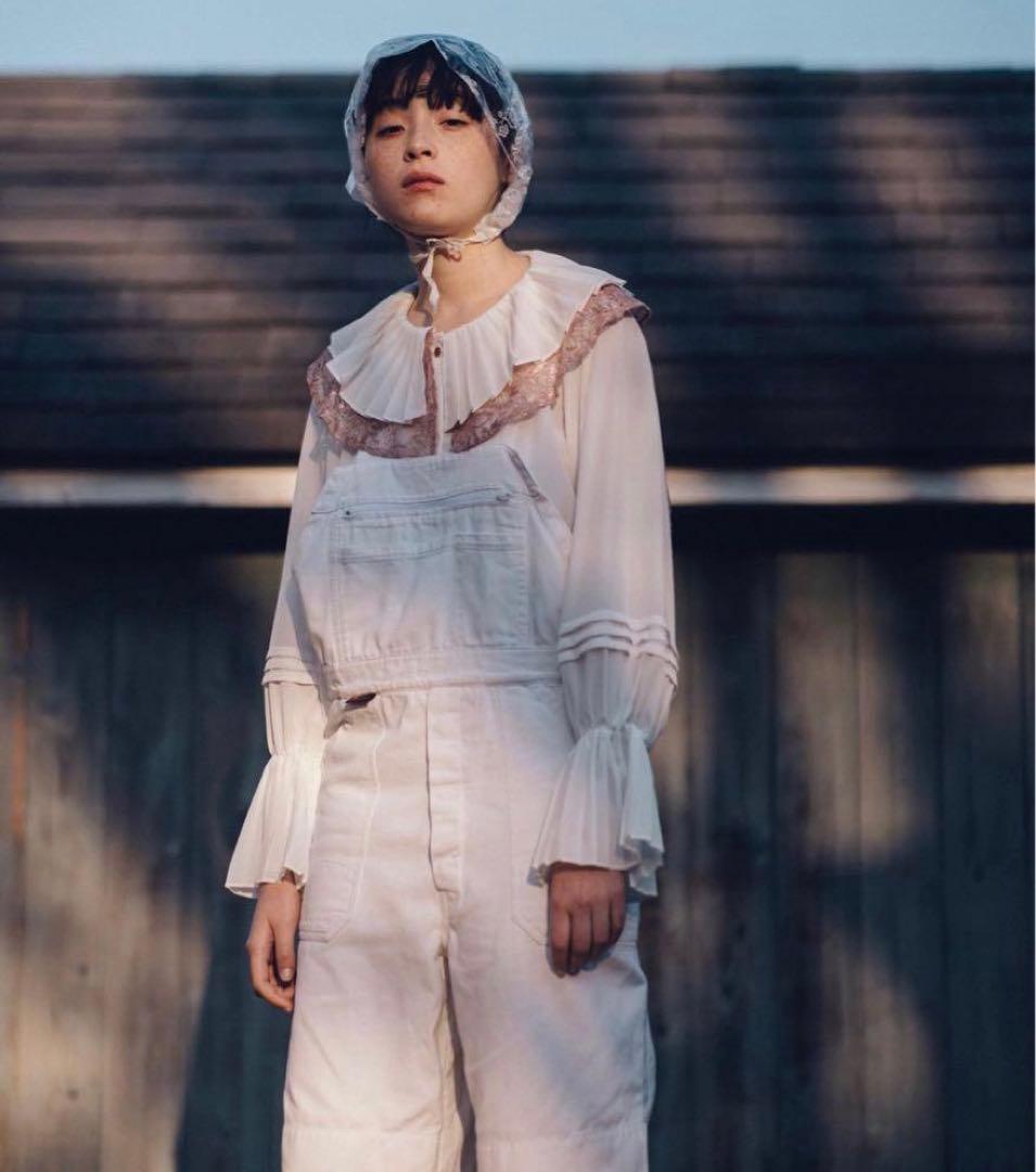 rurumu: プリーツ襟 ブラウス pleats collar BL 箔押