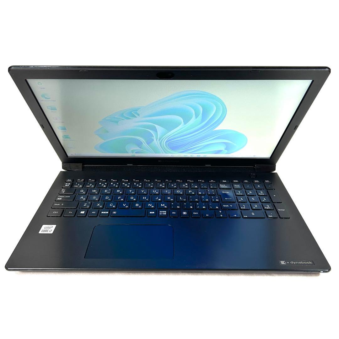 美品 東芝 Dynabook BJ65/FS i7 512GB 16GB DVD