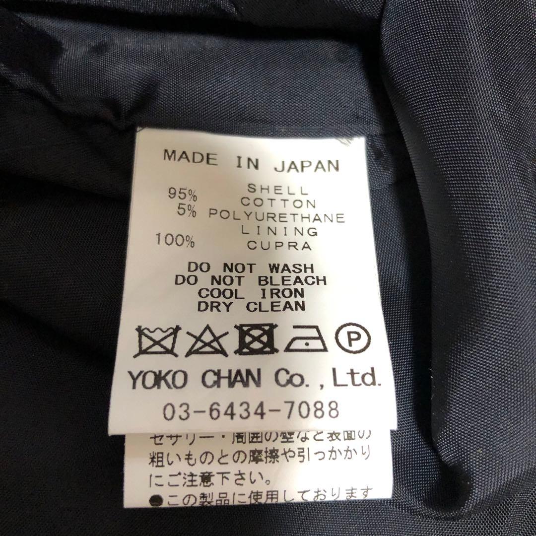 ヨーコチャン ウエストパール付　ノースリーブワンピース 膝丈　ブラック