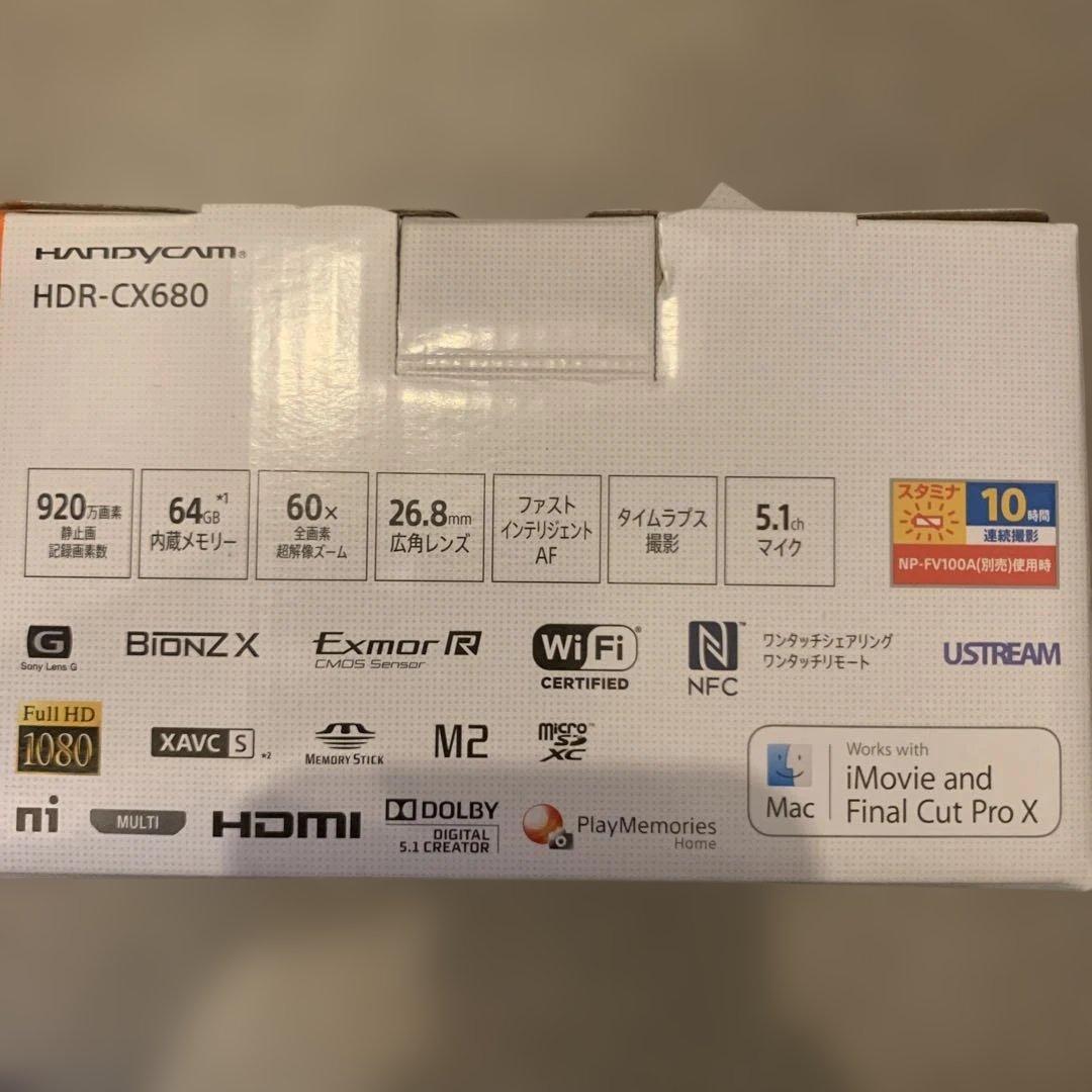 SONY HDR-CX680 ビデオカメラ 本体