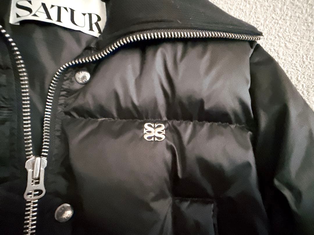 SATUR セター ダウンコート ブラック 韓国