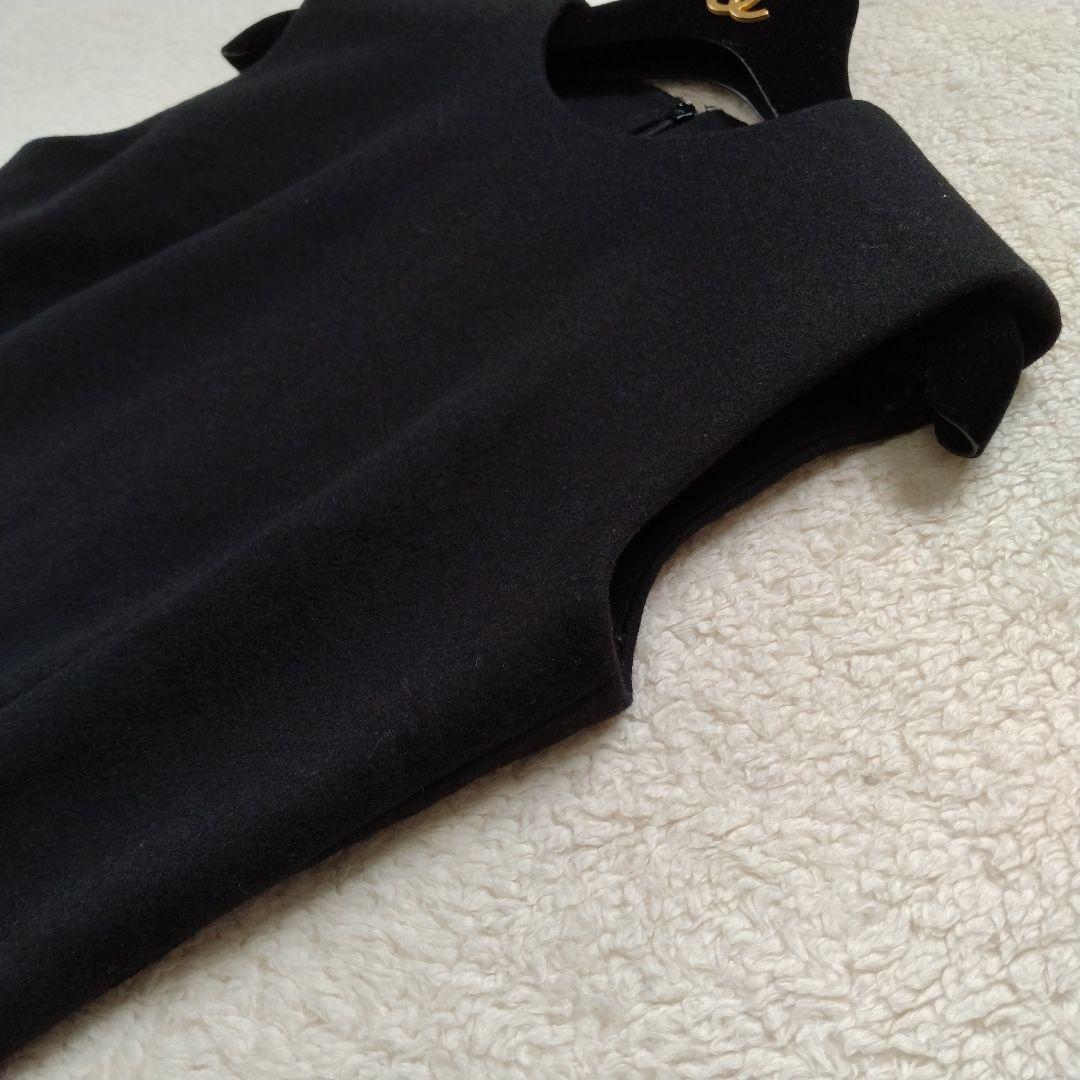 YOKO CHAN　ヨーコチャン　ノースリーブウールワンピース　オケージョン