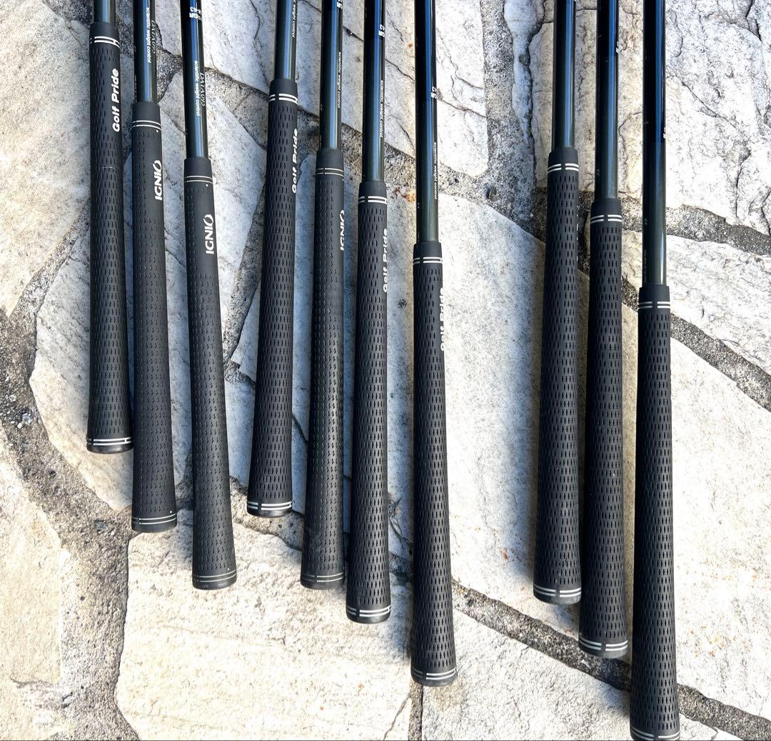 プロギア　DATA801 アイアンセット #3からP,A,S 10本