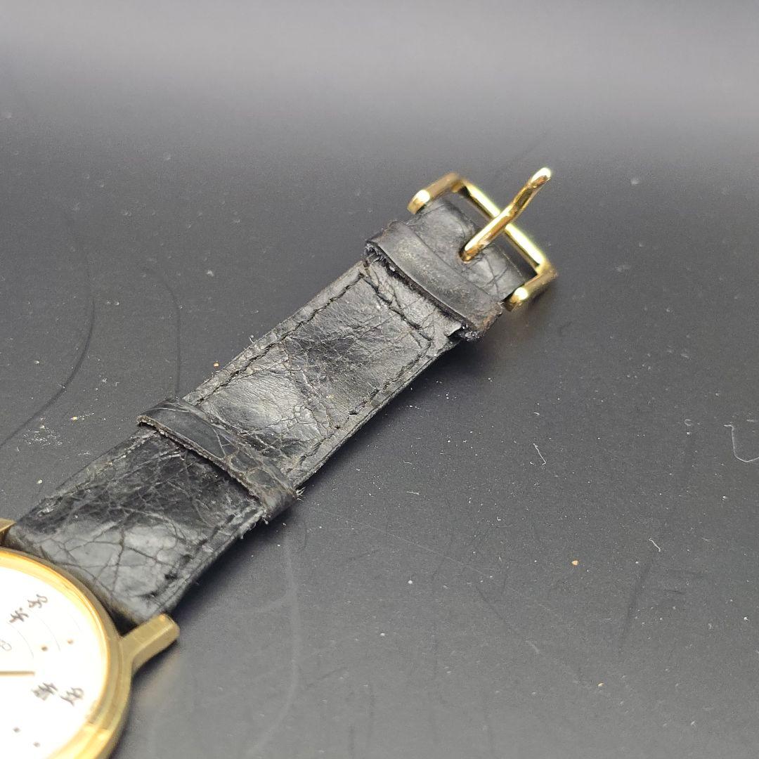 SEIKO アナログクォーツ腕時計 ゴールド