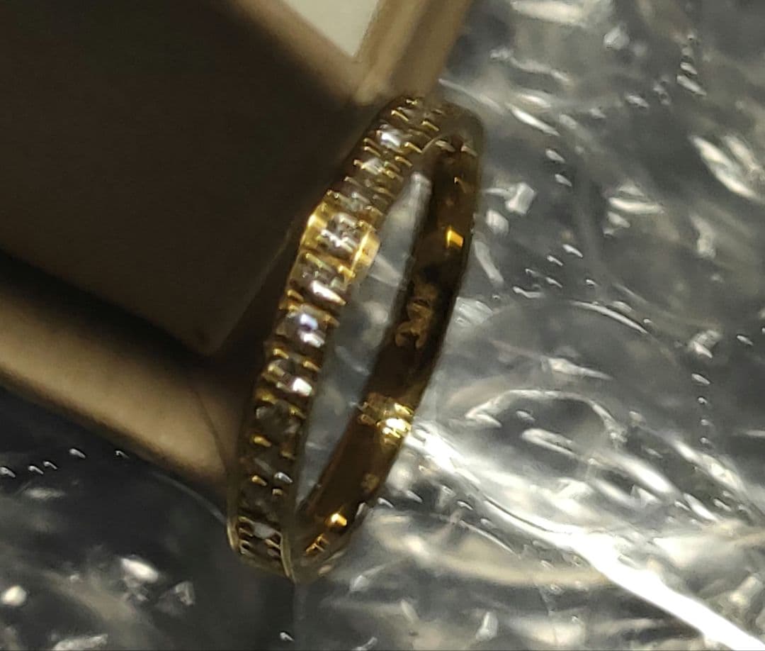 SJX ダイヤモンド K18 リング 指輪 18K