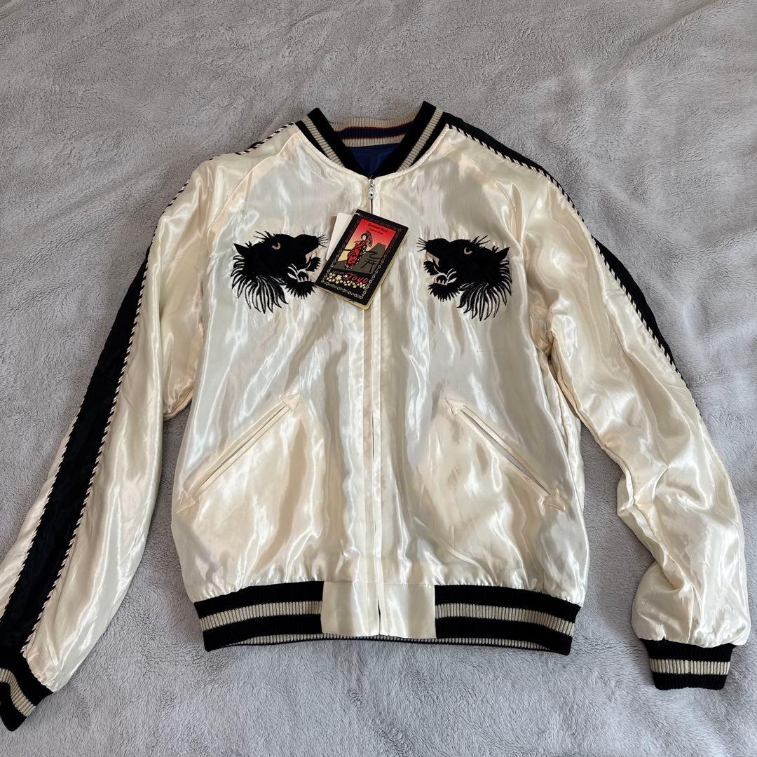 未使用 ホワイト スカジャン 日本製 テイラートーヨースカジャン