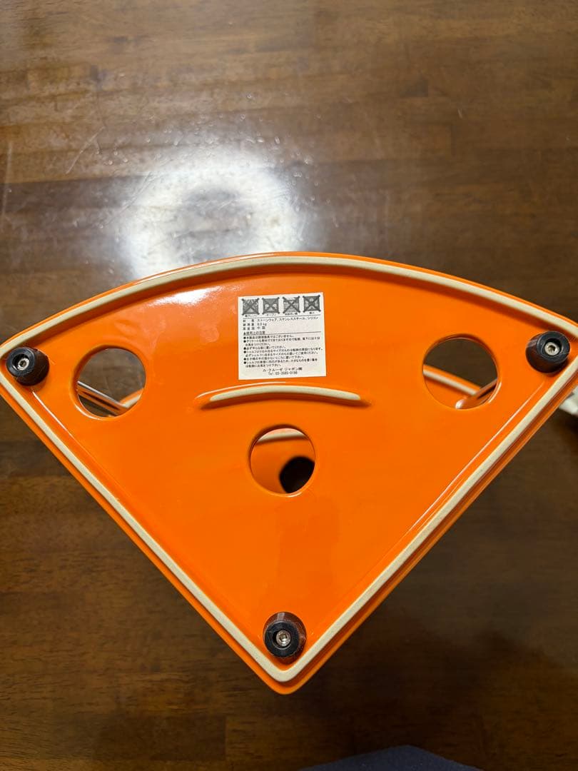 【chocoさま専用】ル・クルーゼ　ラムカンスタンド　オレンジ①