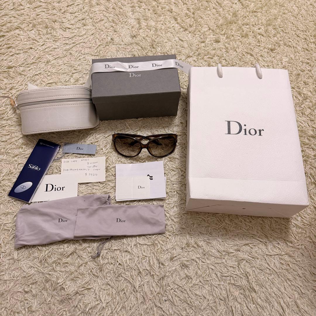 美品　付属品完備　ディオール　レディ　サングラス　定価37800円