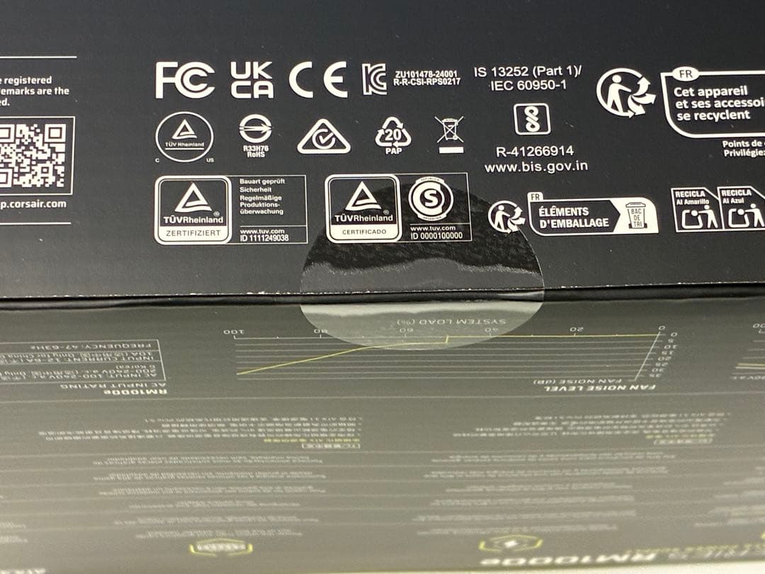 Corsair RM1000e 1000w 電源CP-9020297-JP