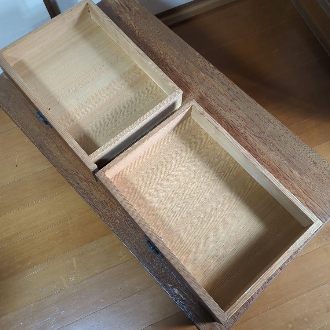 世界遺産　屋久杉を使用の文机・座机　杢目が最高に素敵です　定価2.2000円